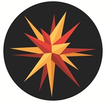 Aus Papier, ca 60 cm, Set für Innenbereich