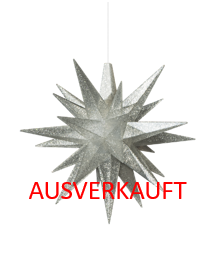 A 1e - ca. 13 cm, Kunststoff, Silber-Glitter Limited Edition 2022
