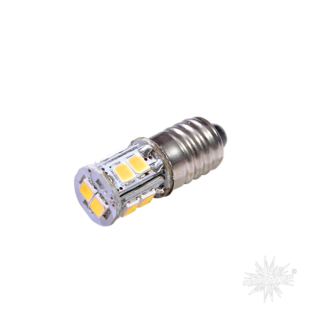 Ersatz LED kaltweiß	E10, 0,5W, 6,3V, 6000K
