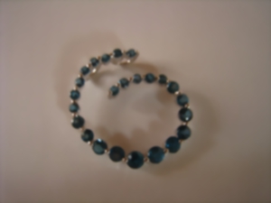 Londonblauer Topas-Goldanhänger