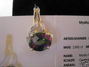 Mystik- Topas- Goldanhänger
