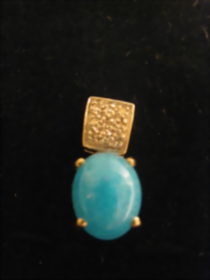 Hemimorphit Goldanhänger