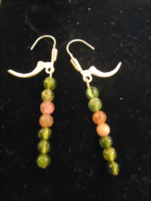 Turmalin-Ohrringe Edelsteinohrringe multicolour